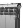Радиатор биметаллический Royal Thermo BiLiner 350 6 секции Silver Satin
