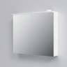 Зеркальный шкаф AM.PM Spirit 2.0 M70AMCX0801WG 80 см с LED-подсветкой, белый глянец