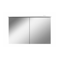 Зеркальный шкаф AM.PM Spirit 2.0 M70AMCX1001WG 100 см с LED-подсветкой, белый, глянец