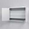 Зеркальный шкаф AM.PM Spirit 2.0 M70AMCX1001WG 100 см с LED-подсветкой, белый, глянец