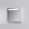 Зеркальный шкаф AM.PM Sensation M30MCL0801BG 80 см левый, с подсветкой, светло-голубой, глянец