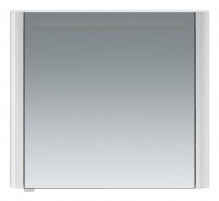 Зеркальный шкаф AM.PM Sensation M30MCR0801WG 80 см правый, с подсветкой, белый глянец