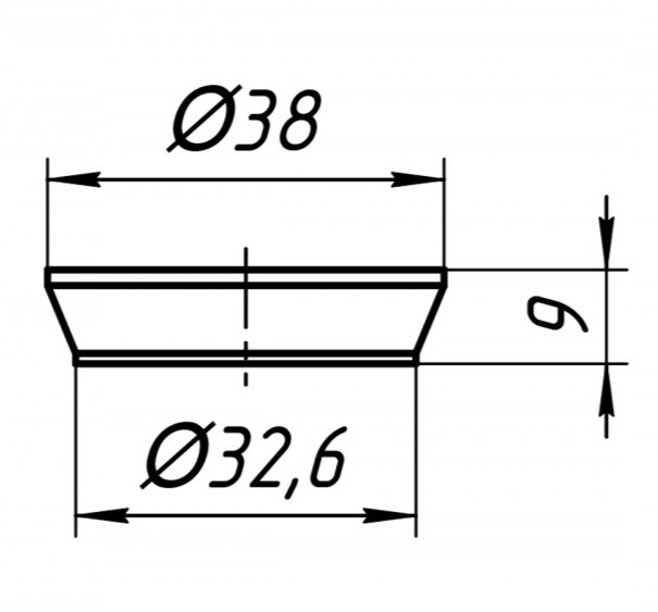 Прокладка АНИ пласт коническая M032 32мм (30шт.)
