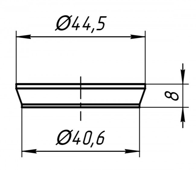 Прокладка АНИ пласт коническая M040 40мм (30шт.)