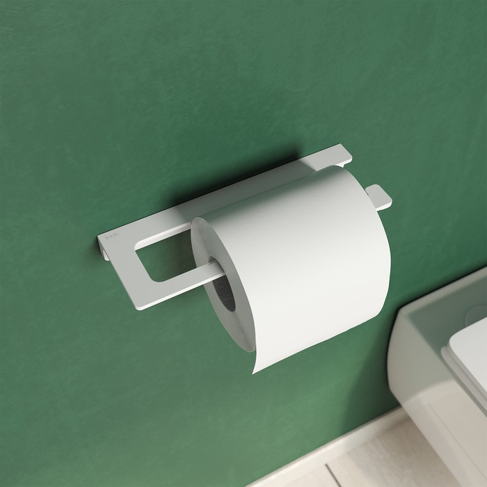 Держатель для туалетной бумаги IDDIS Slide SLIWT00i43 белый матовый, без крышки