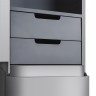 Шкаф-пенал AM.PM Sensation M30CHL0406FG 40 см подвесной, левый, серый шелк, глянец