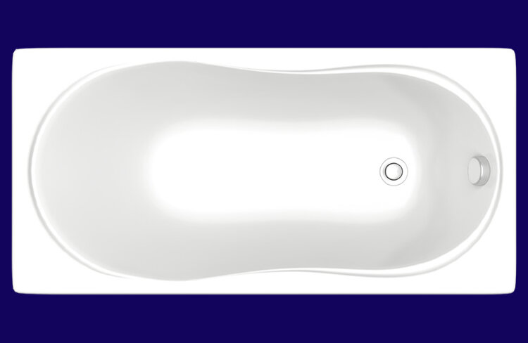 Ванна акриловая BAS ЛИМА 130х70 Стандарт с ножками