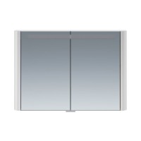 Зеркальный шкаф AM.PM Sensation M30MCX1001FG 100 см, с подсветкой, серый шелк, глянец