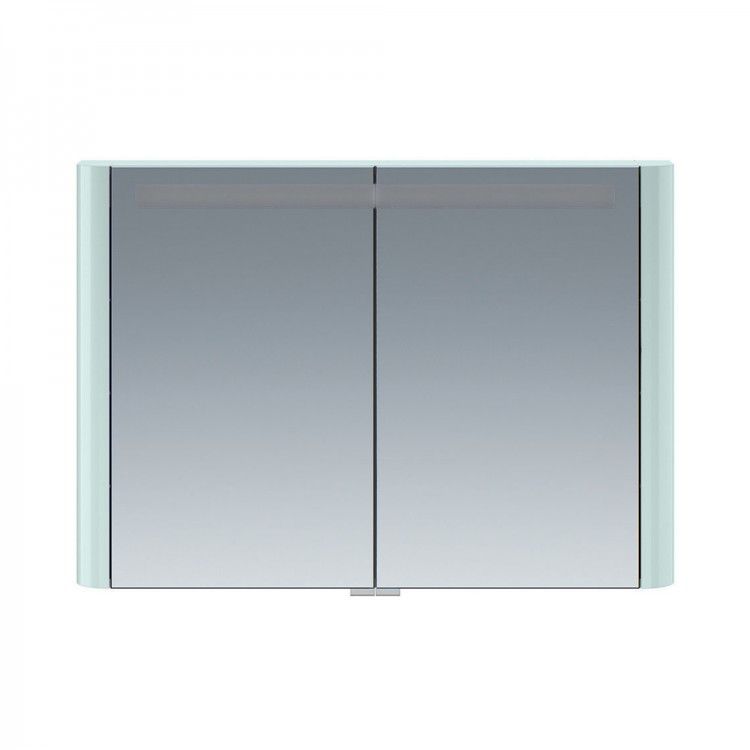 Зеркальный шкаф AM.PM Sensation M30MCX1001GG 100 см, с подсветкой, мятный глянец