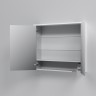 Зеркальный шкаф AM.PM Spirit  M70MCX0801WG 80 см, с подсветкой, белый глянец