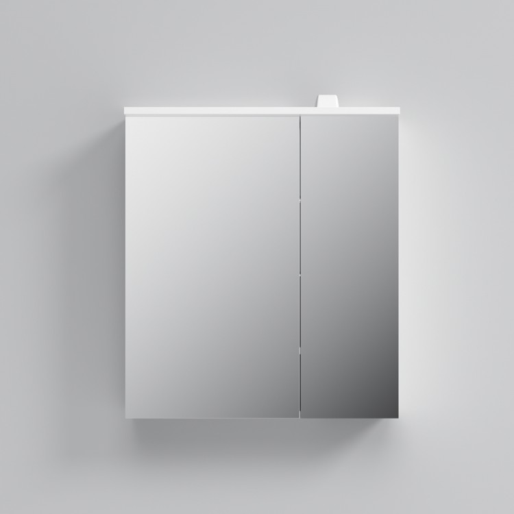 Зеркальный шкаф AM.PM SPIRIT 2.0 M70AMCL0601WG с LED-подсветкой, левый, 60 см, белый