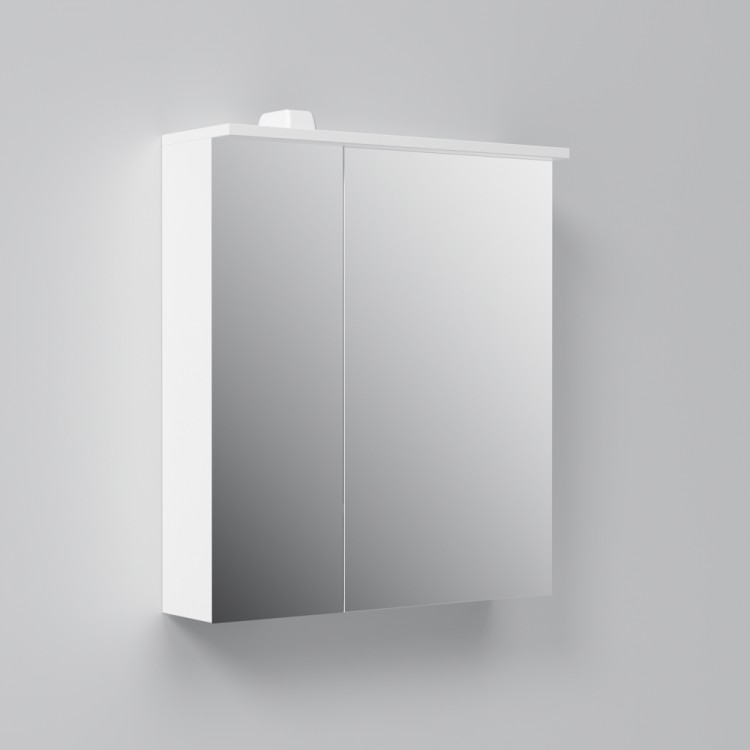 Зеркальный шкаф AM.PM SPIRIT 2.0 M70AMCR0601WG с LED-подсветкой, правый, 60 см, белый