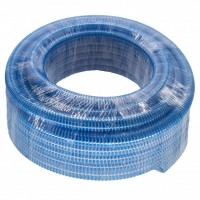Шланг напорно-всасывающий д.32 мм морозостойкий армирован ПВХ спиралью, синий (30м.)