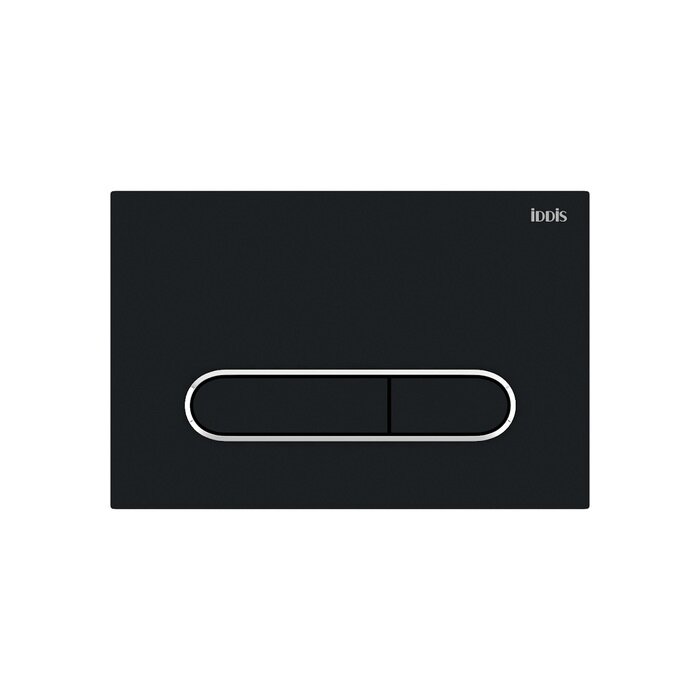 Кнопка смыва IDDIS Unifix 071 UNI71MBi77 универсальная, матовый черный